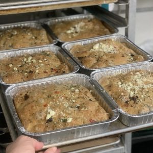 Focaccia- olive, herb & Parmesan