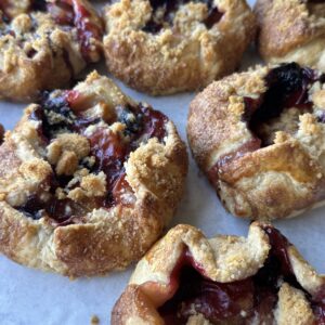 Plum, Nectarine and Blueberry Galette